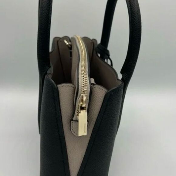 Kate Spade Margaux Mini Handbag Crossbody - Black/Taupe. - Picture 3 of 6